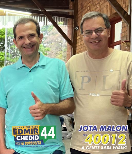 Jota Malon e Prefeito Edmir: Unidos por uma Cidade Melhor